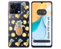 Funda Silicona Transparente para Zte Blade V50 Vita 4G diseño Piña Dibujos