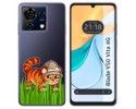 Funda Silicona Transparente para Zte Blade V50 Vita 4G diseño Tigre Dibujos