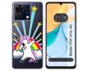 Funda Silicona Transparente para Zte Blade V50 Vita 4G diseño Unicornio Dibujos