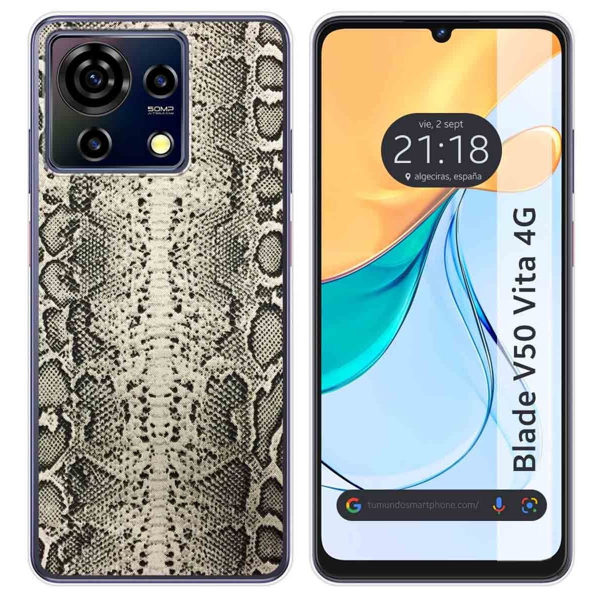 Funda Silicona para Zte Blade V50 Vita 4G diseño Animal 01 Dibujos