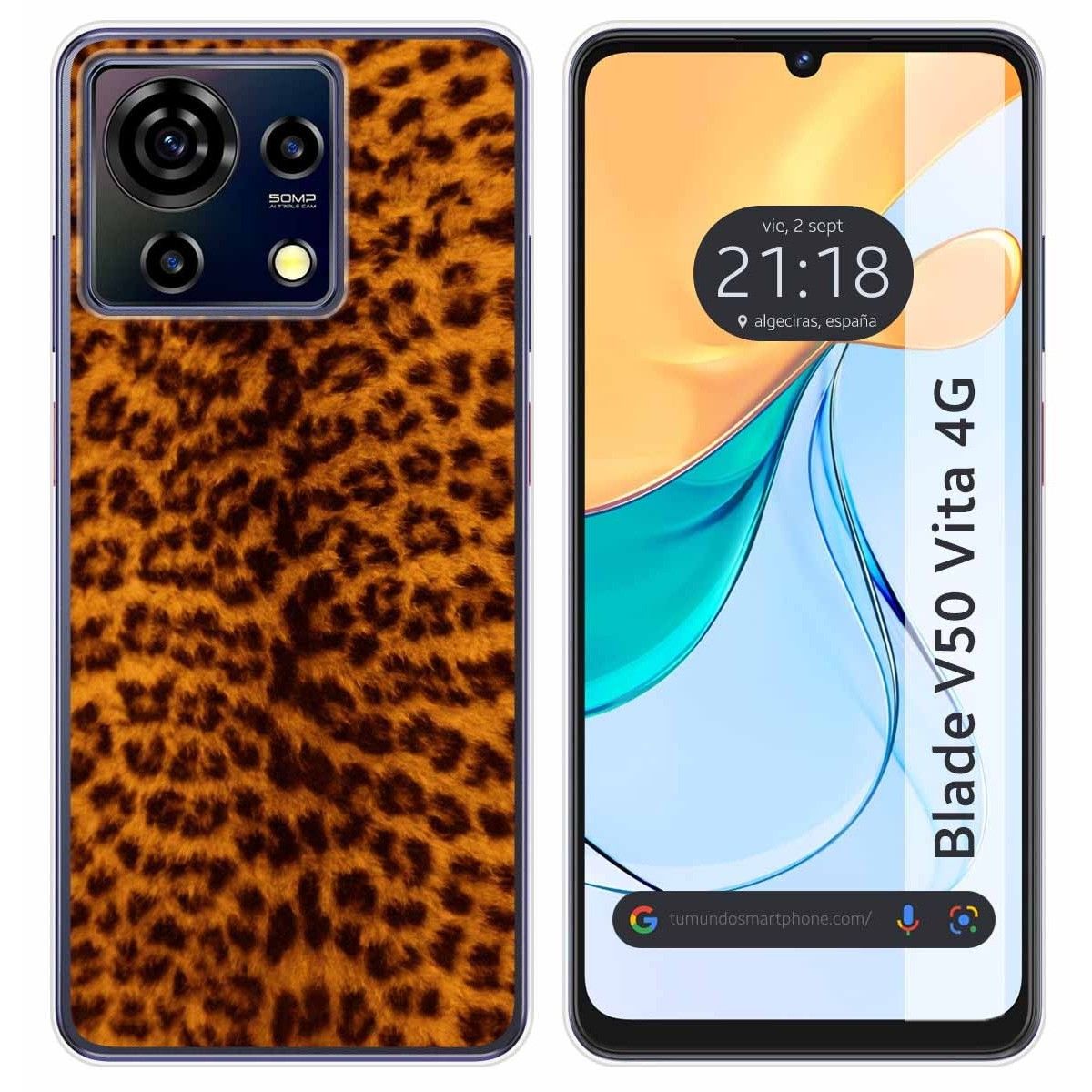 Funda Silicona para Zte Blade V50 Vita 4G diseño Animal 03 Dibujos