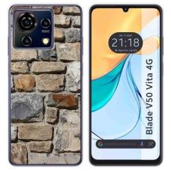 Funda Silicona para Zte Blade V50 Vita 4G diseño Ladrillo 03 Dibujos