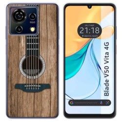 Funda Silicona para Zte Blade V50 Vita 4G diseño Madera 11 Dibujos