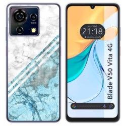 Funda Silicona para Zte Blade V50 Vita 4G diseño Mármol 02 Dibujos