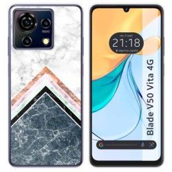 Funda Silicona para Zte Blade V50 Vita 4G diseño Mármol 05 Dibujos