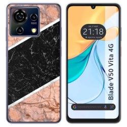 Funda Silicona para Zte Blade V50 Vita 4G diseño Mármol 07 Dibujos