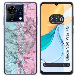 Funda Silicona para Zte Blade V50 Vita 4G diseño Mármol 08 Dibujos