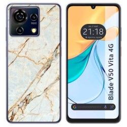 Funda Silicona para Zte Blade V50 Vita 4G diseño Mármol 13 Dibujos