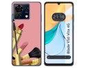 Funda Silicona para Zte Blade V50 Vita 4G diseño Brochas Dibujos