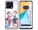 Funda Silicona para Zte Blade V50 Vita 4G diseño Café Dibujos