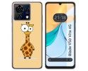 Funda Silicona para Zte Blade V50 Vita 4G diseño Jirafa Dibujos