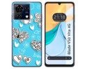 Funda Silicona para Zte Blade V50 Vita 4G diseño Mariposas Dibujos