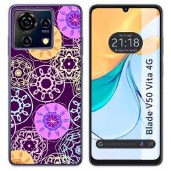 Funda Silicona para Zte Blade V50 Vita 4G diseño Radial Dibujos