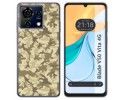 Funda Silicona para Zte Blade V50 Vita 4G diseño Sand Camuflaje Dibujos