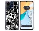 Funda Silicona para Zte Blade V50 Vita 4G diseño Snow Camuflaje Dibujos