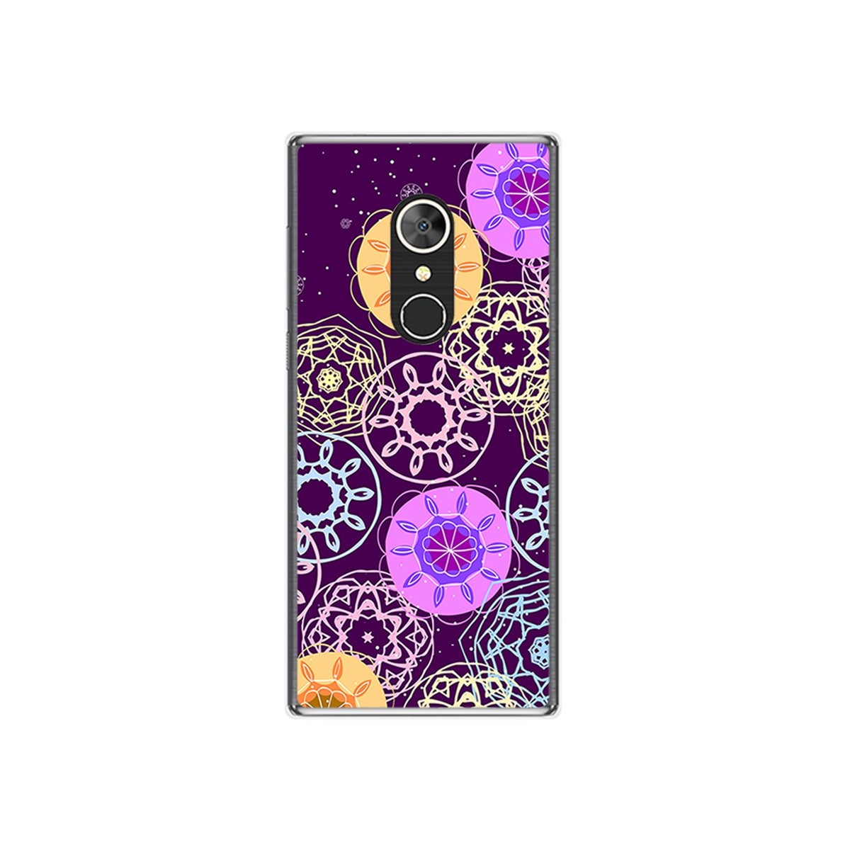 Funda Gel Tpu para Alcatel 5 Diseño Radial Dibujos