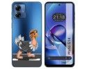 Funda Silicona Transparente para Motorola Moto G14 diseño Avestruz Dibujos