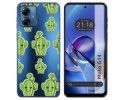 Funda Silicona Transparente para Motorola Moto G14 diseño Cactus Dibujos