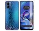 Funda Silicona Transparente para Motorola Moto G14 diseño Mandala Dibujos