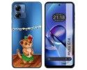 Funda Silicona Transparente para Motorola Moto G14 diseño Suricata Dibujos
