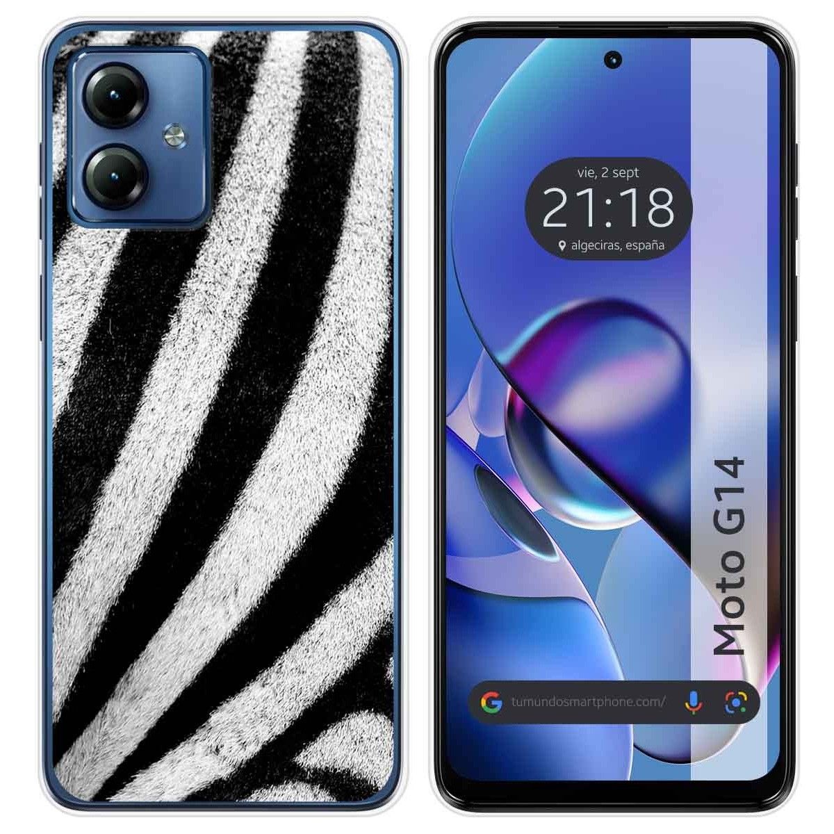 Funda Silicona para Motorola Moto G14 diseño Animal 02 Dibujos