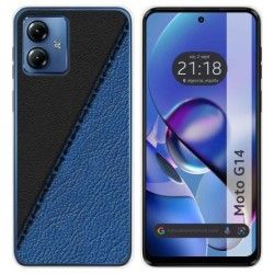 Funda Silicona para Motorola Moto G14 diseño Cuero 02 Dibujos