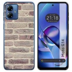 Funda Silicona para Motorola Moto G14 diseño Ladrillo 01 Dibujos