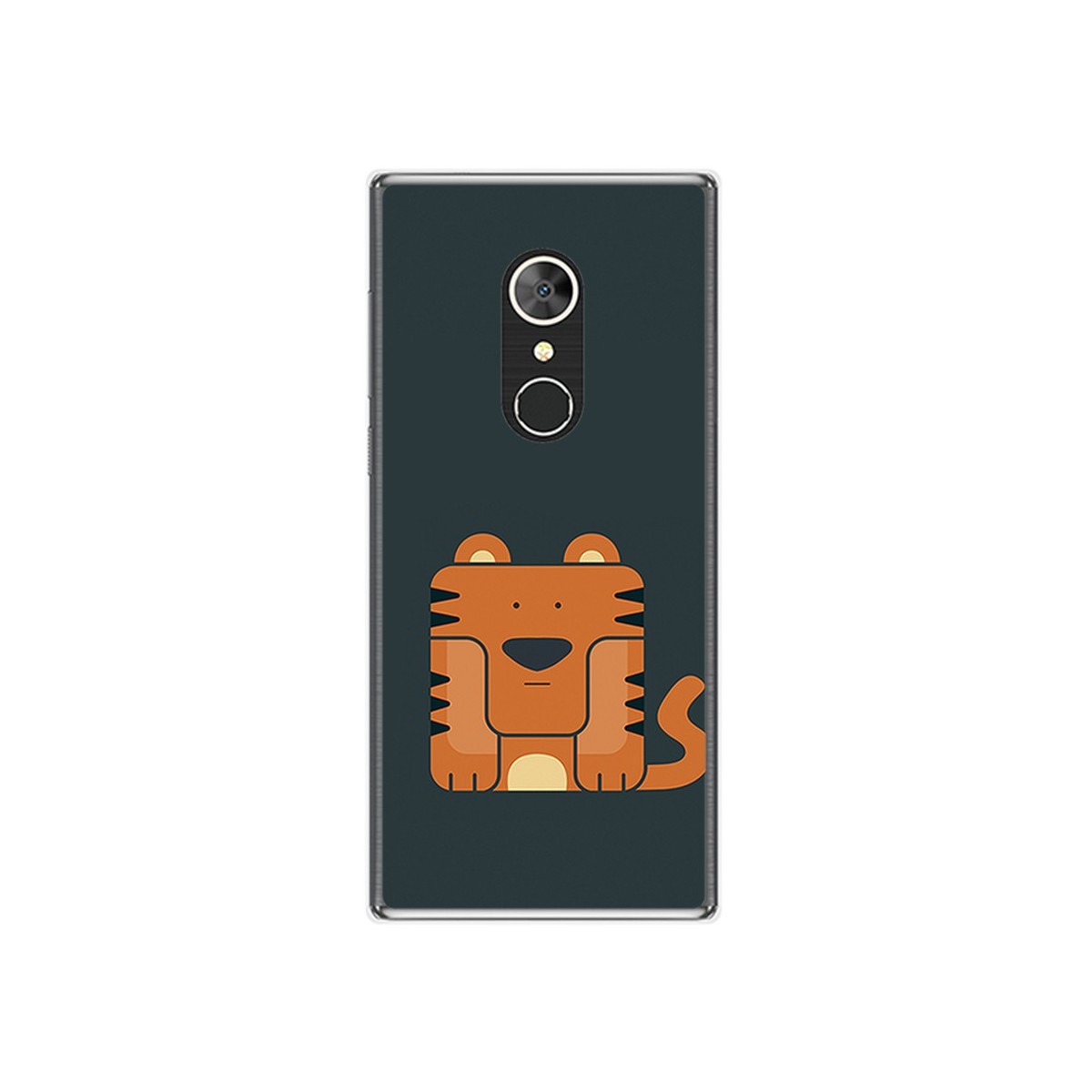 Funda Gel Tpu para Alcatel 5 Diseño Tigre Dibujos