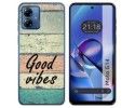 Funda Silicona para Motorola Moto G14 diseño Madera 01 Dibujos