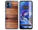 Funda Silicona para Motorola Moto G14 diseño Madera 02 Dibujos