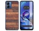 Funda Silicona para Motorola Moto G14 diseño Madera 03 Dibujos