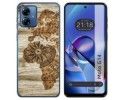 Funda Silicona para Motorola Moto G14 diseño Madera 07 Dibujos