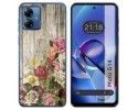 Funda Silicona para Motorola Moto G14 diseño Madera 08 Dibujos