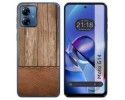 Funda Silicona para Motorola Moto G14 diseño Madera 09 Dibujos