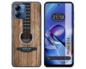 Funda Silicona para Motorola Moto G14 diseño Madera 11 Dibujos