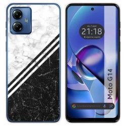 Funda Silicona para Motorola Moto G14 diseño Mármol 01 Dibujos