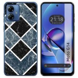 Funda Silicona para Motorola Moto G14 diseño Mármol 06 Dibujos