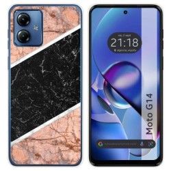 Funda Silicona para Motorola Moto G14 diseño Mármol 07 Dibujos