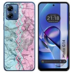 Funda Silicona para Motorola Moto G14 diseño Mármol 08 Dibujos