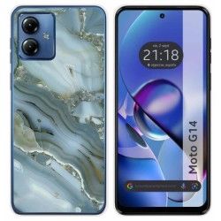 Funda Silicona para Motorola Moto G14 diseño Mármol 09 Dibujos