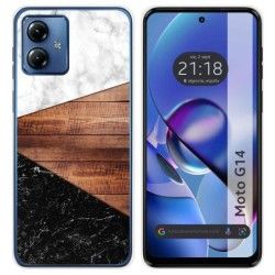 Funda Silicona para Motorola Moto G14 diseño Mármol 11 Dibujos