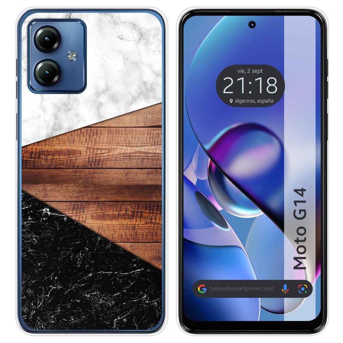 Funda Silicona para Motorola Moto G14 diseño Mármol 11 Dibujos