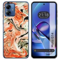 Funda Silicona para Motorola Moto G14 diseño Mármol 12 Dibujos