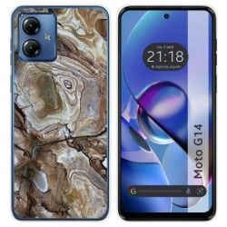 Funda Silicona para Motorola Moto G14 diseño Mármol 14 Dibujos