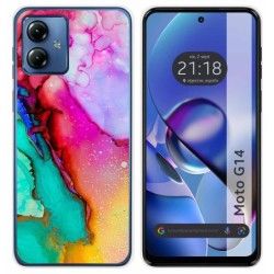Funda Silicona para Motorola Moto G14 diseño Mármol 15 Dibujos