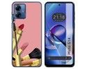 Funda Silicona para Motorola Moto G14 diseño Brochas Dibujos