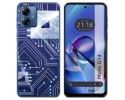 Funda Silicona para Motorola Moto G14 diseño Circuito Dibujos
