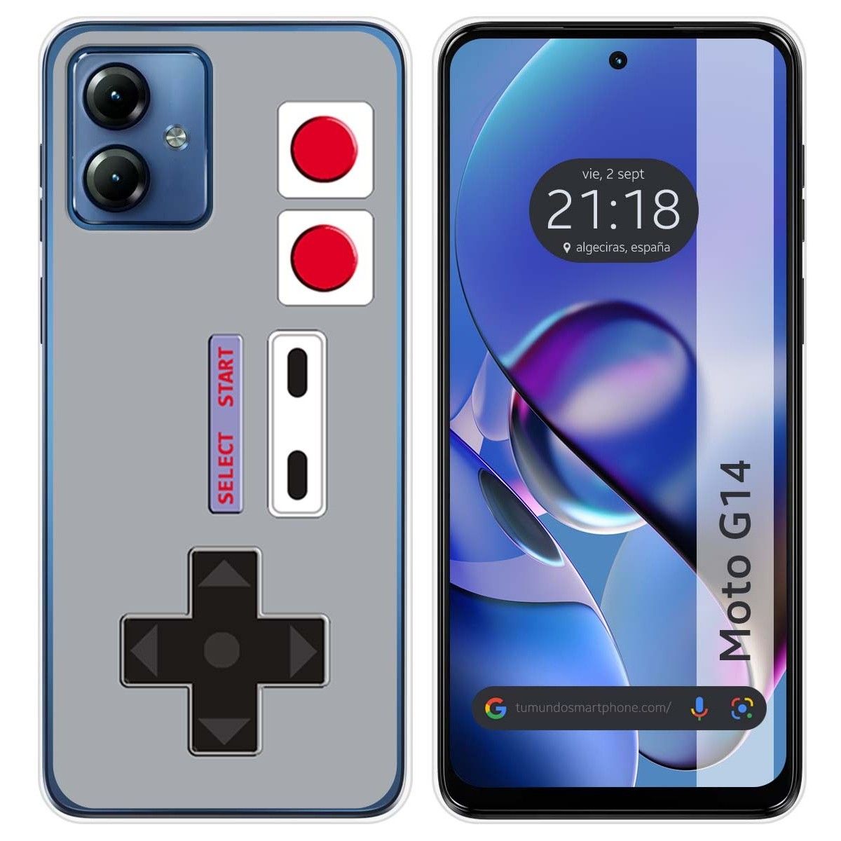 Funda Silicona para Motorola Moto G14 diseño Consola Dibujos