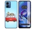 Funda Silicona para Motorola Moto G14 diseño Furgoneta Dibujos
