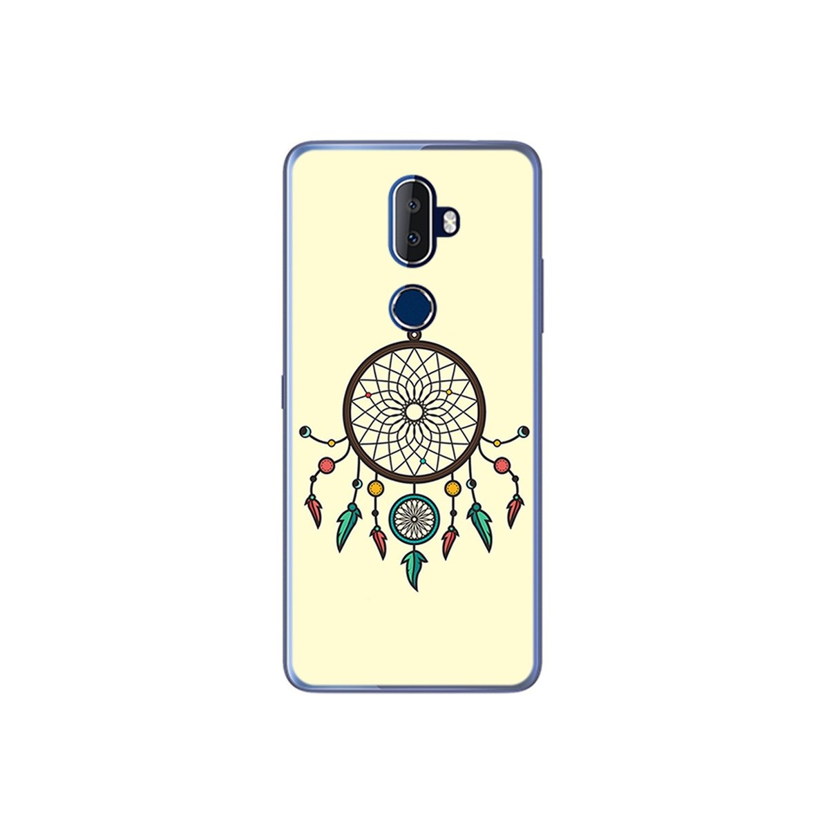 Funda Gel Tpu para Alcatel 3V Diseño Atrapasueños Dibujos
